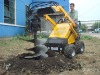 CE Certificated Skid steer loader-Auger