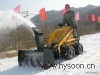 CE Certificated Skid steer loader-snow blower