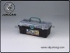 CE certificate 12" plastic Tool box with Transparent lid