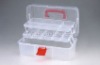 CE certificate 13" Transparent plastic double-decked Tool box