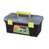 CE certificate 16" plastic Tool box with transparent lid
