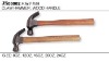 CLAW HAMMER WITH WOODEN HANDLE