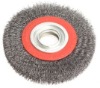 CRIMPED STEEL WIRE WHEEL