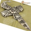 CRKT A017 knife/3Cr13 blade /steel handle/gift knife/folding knife/pocket knife &DZ-1003
