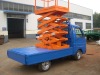 Car-carrying scissor lift platform