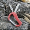 Carabiner Multi Knife with Led Torch
