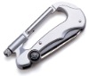 Carabiner with knife