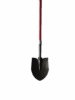 Carbon Steel Camping Shovel With Plastic Coated Grip Handle