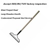 Carbon Steel Garden Leaf Rake With Customized Design Service