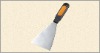 Carbon Steel Putty Knife with plastic handle 7166