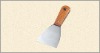 Carbon Steel Putty Knife with wood handle 7263