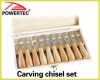 Carving chisel set