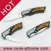 Ceramic Folding Pocket Knife With Stainless Handle