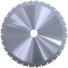 Cermet tipped cold saw blades for steel