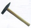 Chipping hammer with wood handle fiberglass handle,