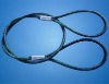 Coated wire rope sling with PVC