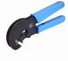 Coaxial hex Crimping tool for RG59/62/6 tool for 0.255"/0.213"/0.068" ratchet type
