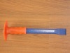 Cold chisel with plastic handle