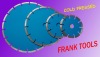 Cold pressed general purpose turbo segment diamond saw blade for stone
