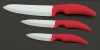 Colored utility knife set red handle