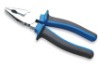 Combination pliers with blue/black handle