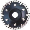 Concave diamond saw