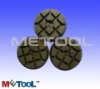 Concrete dry polishing pads