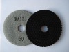 Concrete polishing pad