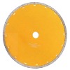 Continuous rim cutting saw blade