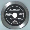 Continuous rim small diamond saw blade for longlife cutting marble----STAW
