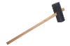 Convenient Rubber hammer with wooedn handle