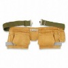 Cow Split Leather Tool Belt with Many Pockets