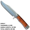Craft Wood Handle Knife 2449L-P