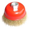 Crimped Bowl cup Wire Brush