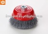 Crimped wire cup brush