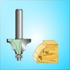 Curved Round Line With Bearing (Router Bit)