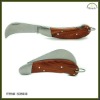 Curved blade sugarcane machete knife