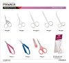 Curved manicure scissors