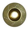 Cymbal electroplated diamond abrasive disc