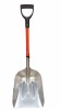 D-Grip Fiberglass Handle Aluminum Snow Shovel