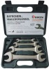 DB1200 Double Open End Ratcheting Wrench Set