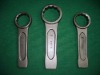 DIN7444 forged hammer ring spanner,slogging ring spanner