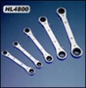DOUBLE REVERSIBLE RATCHET OFFSET RING SPANNER (FULLY POLISHED)