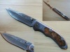 Damascus folding knife