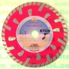 Deep Tooth Turbo Rim Diamond Blade with Guide Segmentes for Granite--STCH