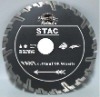 Deep teeth segmented diamond Saw blade for fast cutting granite -- STAC