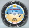 Deep teeth turbo small diamond blade for fast cutting marble----STBW