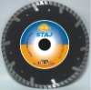 Deep teeth turbo small diamond saw blade for fast cutting marble----STAJ
