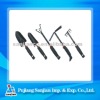 Deluxe shovel and fork garden tool set