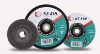 Depressed center resin bonded grinding wheel